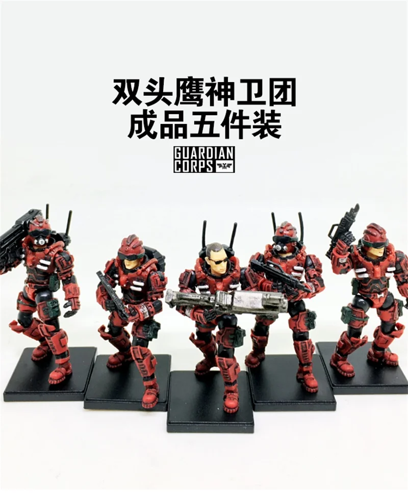 JOYTOY 1/27 Scale The Second Version Double-headed Eagle Guards Soldiers Toys Include Five Pieces Military Soldiers Doll
JOYTOY 1/27 Scale The Second Version Double-headed Eagle Guards Soldiers Toys Include Five Pieces Military Soldiers Doll