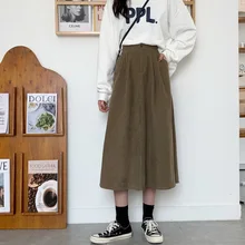 Retro Corduroy Midi Skirts Women 2022 Autumn and Winter Mid-length Comfortable Elastic High Waist Umbrella Skirt RXHBSQ616
Retro Corduroy Midi Skirts Women 2022 Autumn and Winter Mid-length Comfortable Elastic High Waist Umbrella Skirt RXHBSQ616