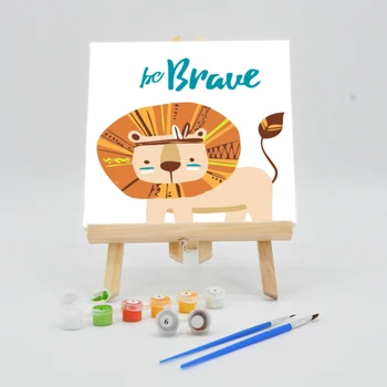 Paint Painting By Numbers On Canvas 20×20cm With Frame For Kids Cartoon Lion Picture Digital Acrylic Arts Children Coloring Kits
Paint Painting By Numbers On Canvas 20×20cm With Frame For Kids Cartoon Lion Picture Digital Acrylic Arts Children Coloring Kits