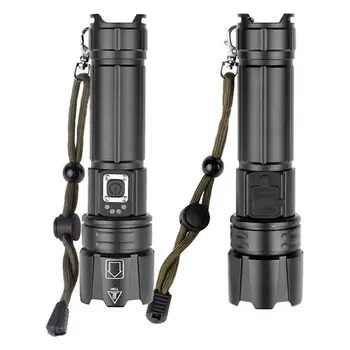 Multifunction Waterproof Led Flashlight USB 18650/26650 RechargeableTelescopic Zoom XHP70 Strong Light Flashlight Hand Light
Multifunction Waterproof Led Flashlight USB 18650/26650 RechargeableTelescopic Zoom XHP70 Strong Light Flashlight Hand Light