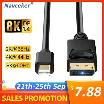 Navceker 4K@144Hz Thunderbolt Mini Displayport to Displayport 1.4 Cable Adapter Mini DP to DP Converter Cable DP Cable MacBook
Navceker 4K@144Hz Thunderbolt Mini Displayport to Displayport 1.4 Cable Adapter Mini DP to DP Converter Cable DP Cable MacBook