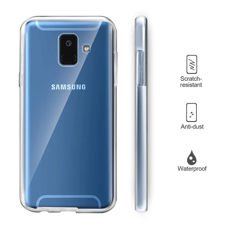 Чехол для Samsung Galaxy A30 A40 A50 A10 A51 A71 A70 A6 A7 A8 Plus 2018 S7 edge S8 s9 J4 J6 мягкий прозрачный чехол с