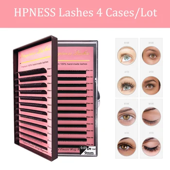 4 Packs Eye Lash Extension Eyelashes Silk Soft Mink Lashes All Sizes Classic Volume Lashes Supplies HPNESS
4 Packs Eye Lash Extension Eyelashes Silk Soft Mink Lashes All Sizes Classic Volume Lashes Supplies HPNESS