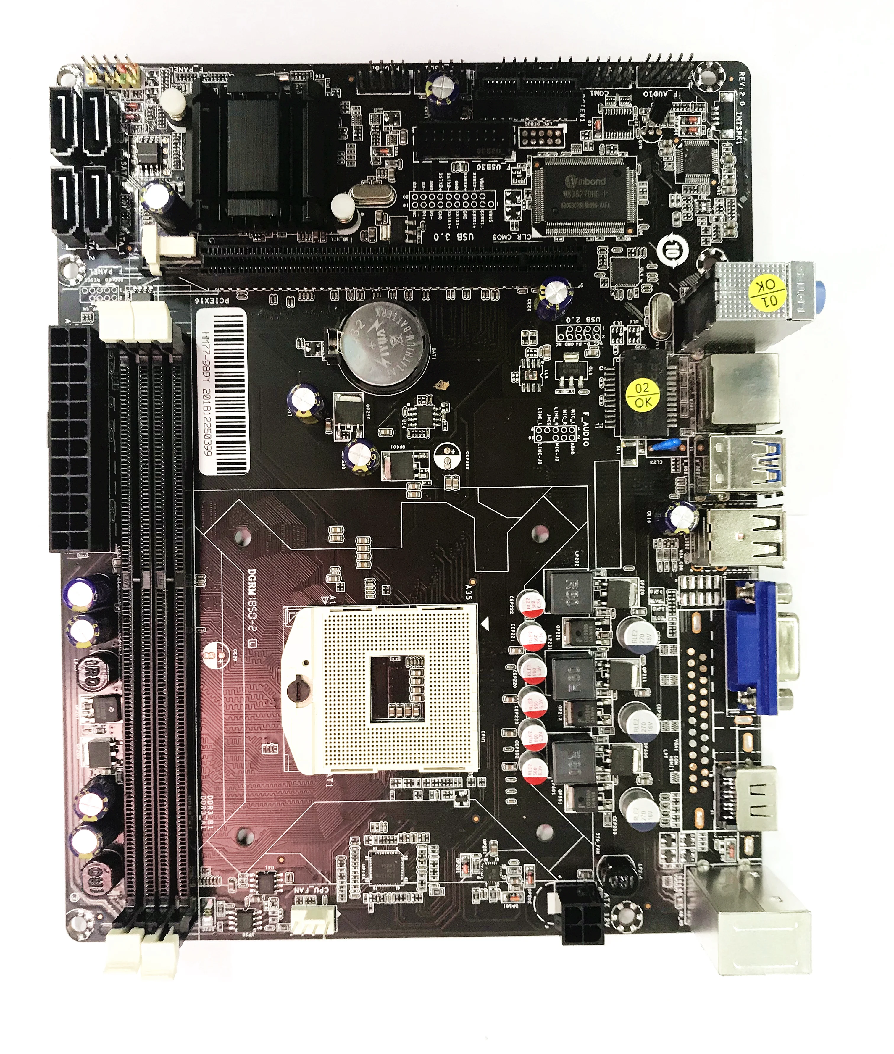 PCWINMAX HM77or HM76 DDR3 socket PGA989 processor Intel i3 i5 i7 series 2/3 Generation CPU Micro-ATX motherboard
PCWINMAX HM77or HM76 DDR3 socket PGA989 processor Intel i3 i5 i7 series 2/3 Generation CPU Micro-ATX motherboard