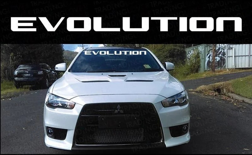 Mitsubishi Evo Lancer Evolution 6 side Spoiler decals stickers graphics JDM GSR