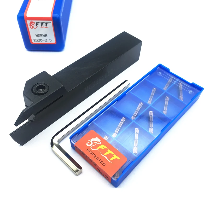 10PCS MGMN250 G YC1125 2.5mm High quality Carbide Inserts 1PC MGEHR2020-2.5 External Grooving Tool Holder Parting Lathe Tool Set
10PCS MGMN250 G YC1125 2.5mm High quality Carbide Inserts 1PC MGEHR2020-2.5 External Grooving Tool Holder Parting Lathe Tool Set