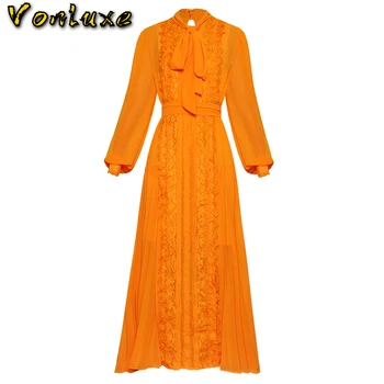 2020 New Spring Women For Ladies Sleeve Elegant Vintage Chiffon Dresses Female Casual Lace Floral Autumn Long Dress
2020 New Spring Women For Ladies Sleeve Elegant Vintage Chiffon Dresses Female Casual Lace Floral Autumn Long Dress
