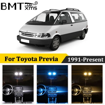 

BMTxms Canbus For Toyota Previa Estima ACR30 ACR50 Car LED Interior Map Dome Light License Plate Lamp Bulbs Auto Accessories