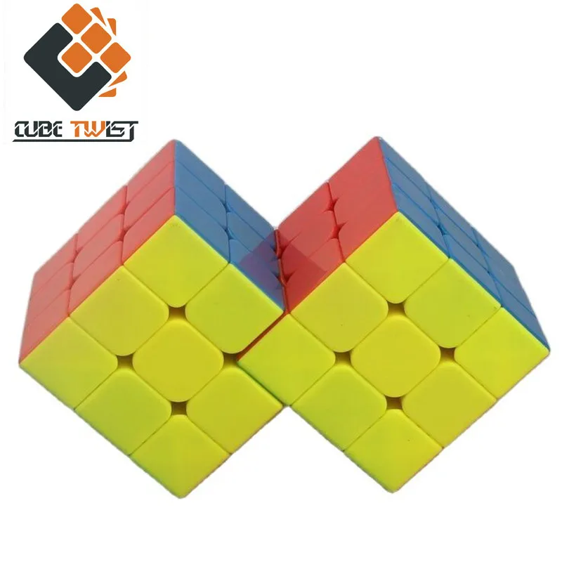Cubetwist 57mm 2 in 1 3x3x3 Conjoint Cube Magic Puzzle Professional Challenge 3x3 Collection Game for Kid gift Toys | Игрушки и хобби