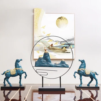 MODERN RESIN LANDSCAPE HORSE FIGURINES CRAFTS HOME LIVINGROOM TABLE FURNISHING DECORATION HOTEL OFFICE DESKTOP ORNAMENTS ARTWORK
MODERN RESIN LANDSCAPE HORSE FIGURINES CRAFTS HOME LIVINGROOM TABLE FURNISHING DECORATION HOTEL OFFICE DESKTOP ORNAMENTS ARTWORK