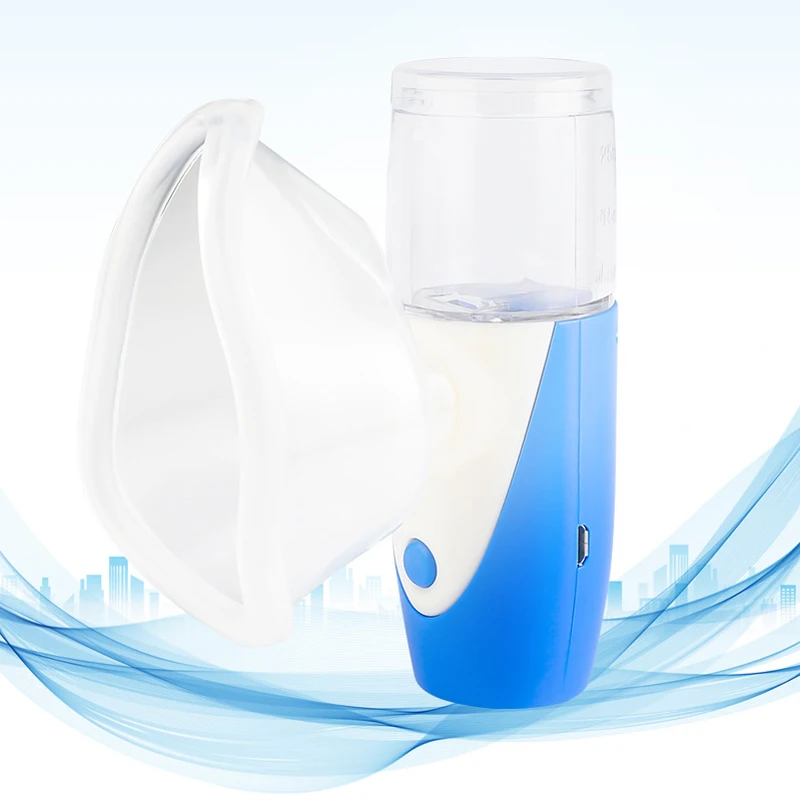 

Mini Nebulizer Inhaler Machine Kids Adults Handheld Ultrasonic Inhalator Built-in Lithium Battery Humidifier Sprayer Chargeable