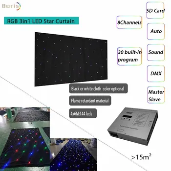 LED Star Curtain Stage RGB 3in1 LED Curtain Star Flame Retardant LED curtain dmx curtain Wedding LED Stage Drape Star Cloth
LED Star Curtain Stage RGB 3in1 LED Curtain Star Flame Retardant LED curtain dmx curtain Wedding LED Stage Drape Star Cloth