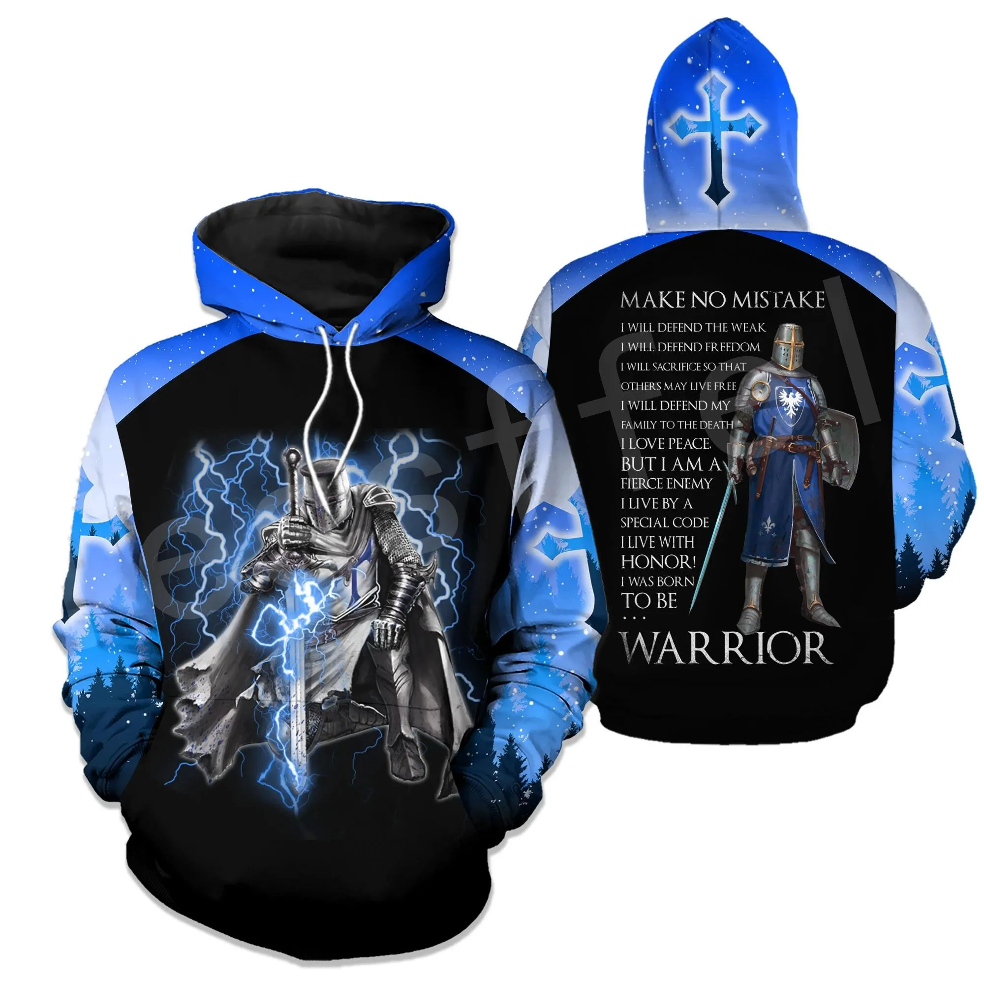 Knight Templar Jesus God Guard Cavalier Pullover Streetwear Fashion 3D Printed Zip Hoodies Sweatshirt women men drop shipping
Knight Templar Jesus God Guard Cavalier Pullover Streetwear Fashion 3D Printed Zip Hoodies Sweatshirt women men drop shipping