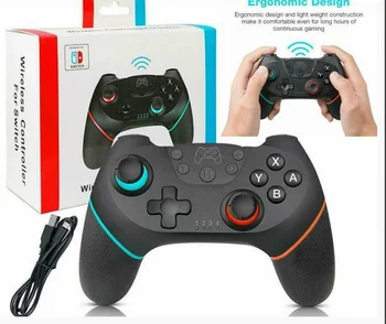 6-Axis BlueTooth Wireless Game Pro Controller Remote Gamepad for Nintendo Switch 6-axis Type Built-in Bluetooth Wireless Gamepad
6-Axis BlueTooth Wireless Game Pro Controller Remote Gamepad for Nintendo Switch 6-axis Type Built-in Bluetooth Wireless Gamepad