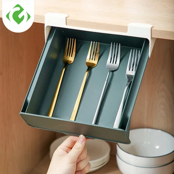 1PC Drawer Type Storage Box Plastic Hidden Type Storage Holder Sticky Type Cabinet Clapboard Hanging Storage Box for Home Office
1PC Drawer Type Storage Box Plastic Hidden Type Storage Holder Sticky Type Cabinet Clapboard Hanging Storage Box for Home Office