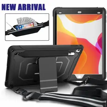 Case For iPad Pro 9.7 Pro 10.5 11 2020 10.2 Armor Cover for iPad Air 2 3 Mini 4 5 Case Stand+Hand Strap+Waist Bag+Pencil Holder
Case For iPad Pro 9.7 Pro 10.5 11 2020 10.2 Armor Cover for iPad Air 2 3 Mini 4 5 Case Stand+Hand Strap+Waist Bag+Pencil Holder