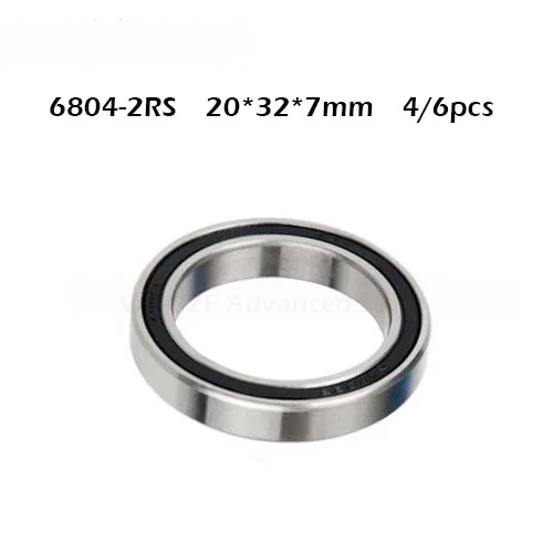 Sealed Ball Bearing 6804-2RS 20x32x7 Bearings 20x32 mm