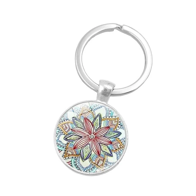 Hot Sales Mandala Pattern Time Stone Keychain Europe And America Glass Pendant Key Chain
Hot Sales Mandala Pattern Time Stone Keychain Europe And America Glass Pendant Key Chain