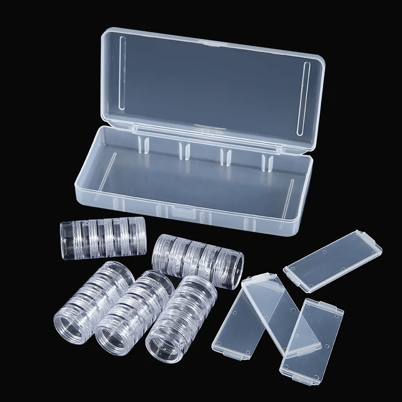 25 Clear Nail Art Tips Glitter Powder Storage Case Box Empty Pots Jars Refillable Container Makeup Cream Storing
25 Clear Nail Art Tips Glitter Powder Storage Case Box Empty Pots Jars Refillable Container Makeup Cream Storing
