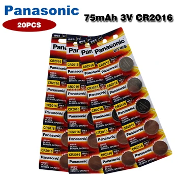 20pc original PANASONIC CR2016 watches 3 v battery button Li-Po Lithium battery control toy car battery free shipping For Toy 
20pc original PANASONIC CR2016 watches 3 v battery button Li-Po Lithium battery control toy car battery free shipping For Toy