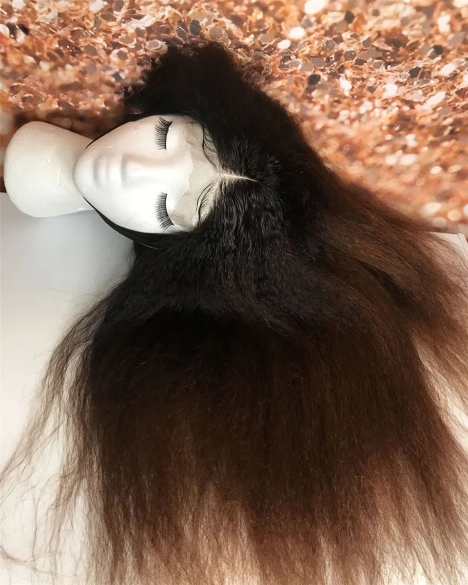 Lace Front Wig Natural Ombre Blonde Straight Lace Front Wig Natural Ombre Blonde Straight
