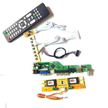 For HSD190ME12-A04/A06 4CCFL 30Pin LVDS VGA HDMI AV USB RF Remote+Inverter+keyboard LCD display panel T.V53 controller board Kit
For HSD190ME12-A04/A06 4CCFL 30Pin LVDS VGA HDMI AV USB RF Remote+Inverter+keyboard LCD display panel T.V53 controller board Kit