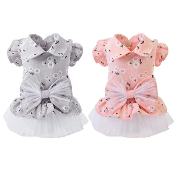 Pet Cat Dog Sun Flower Print Tutu Dress Puppy Princess Dress Bowknot Dog Party Dress Wedding Dress Dogs Summer Clothes
Pet Cat Dog Sun Flower Print Tutu Dress Puppy Princess Dress Bowknot Dog Party Dress Wedding Dress Dogs Summer Clothes