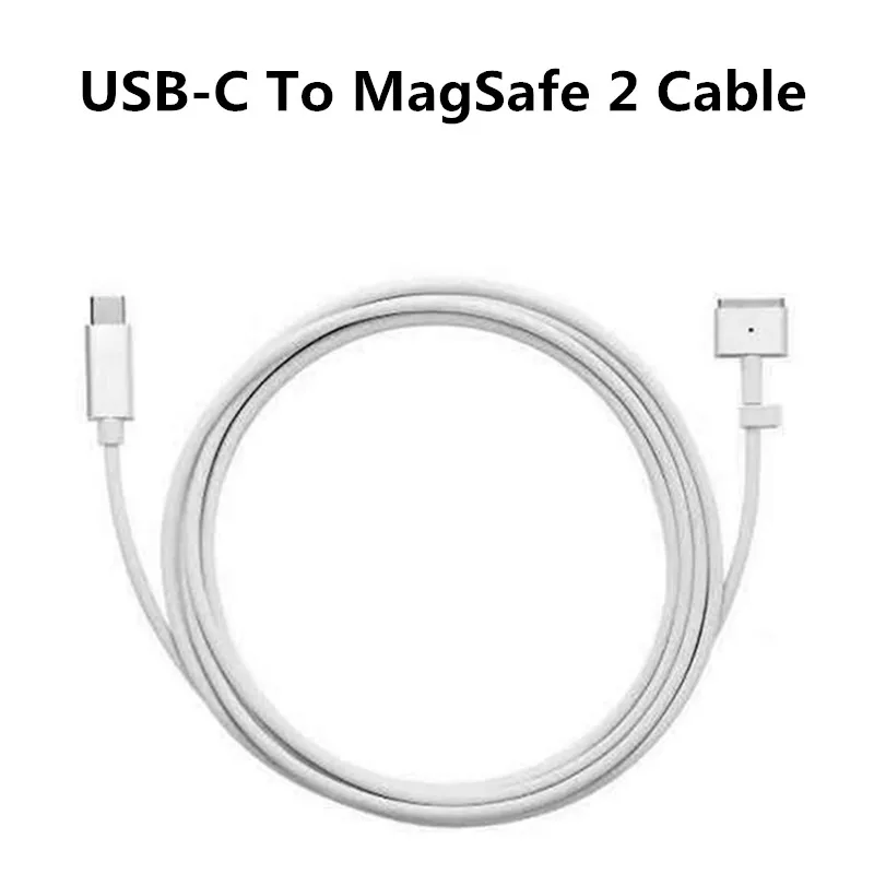 New Replacement USB-C type To MagSaf *2 T tip cable Cord For Apple Macbook Retina Pro Air 45W 60W 85W Charger power adapter
New Replacement USB-C type To MagSaf *2 T tip cable Cord For Apple Macbook Retina Pro Air 45W 60W 85W Charger power adapter
