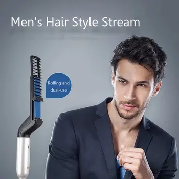 Man Styling Combs Straight Hair Comb Quick Beard Styler Comb Multifunctional Straightening Curly Hair Comb Ceramic Ion Heating
Man Styling Combs Straight Hair Comb Quick Beard Styler Comb Multifunctional Straightening Curly Hair Comb Ceramic Ion Heating