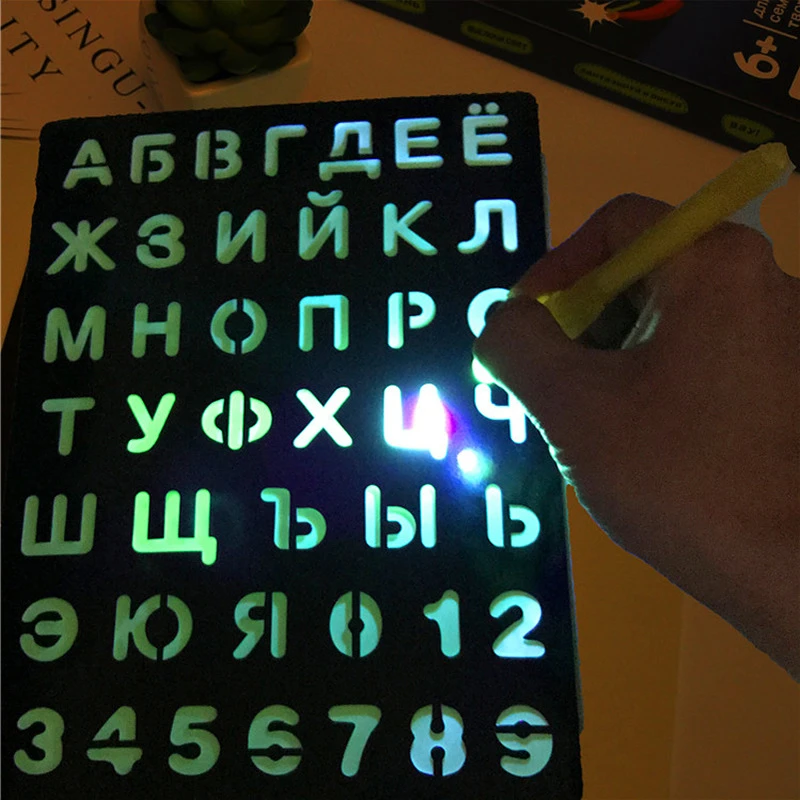 LED Luminous Drawing Board Graffiti Doodle Drawing Tablet Magic Draw Light-Fun Fluorescent Pen Educational BoyGirl ChristmasToys
LED Luminous Drawing Board Graffiti Doodle Drawing Tablet Magic Draw Light-Fun Fluorescent Pen Educational BoyGirl ChristmasToys