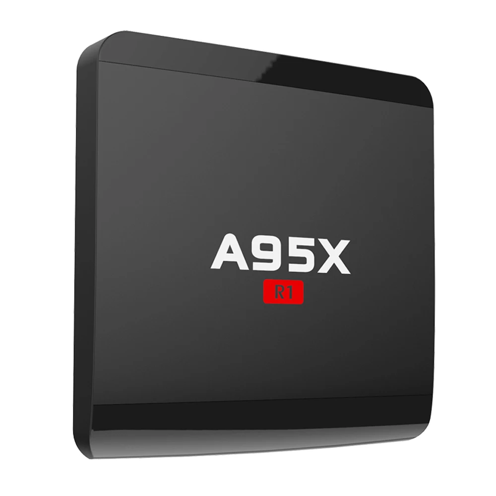 

A95X R1 TV BOX Smart Android 7.1.2 TV Box Amlogic S905W Quad Core H.265 VP9 Mini PC 2GB / 16GB DLNA Miracast Airplay WiFi LAN HD