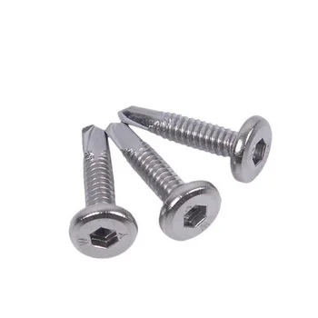 Urijk 100Pcs Stainless Steel Hexagonal Countersunk Screw Flat Head Screw Bolt Tool Button Head Socket Cap Screw M5.5 16/19/25mm
Urijk 100Pcs Stainless Steel Hexagonal Countersunk Screw Flat Head Screw Bolt Tool Button Head Socket Cap Screw M5.5 16/19/25mm