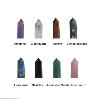Decorative Natural Hand Carved crystal points quartz wand pillar for sale healing Wand 40-100MM
Decorative Natural Hand Carved crystal points quartz wand pillar for sale healing Wand 40-100MM