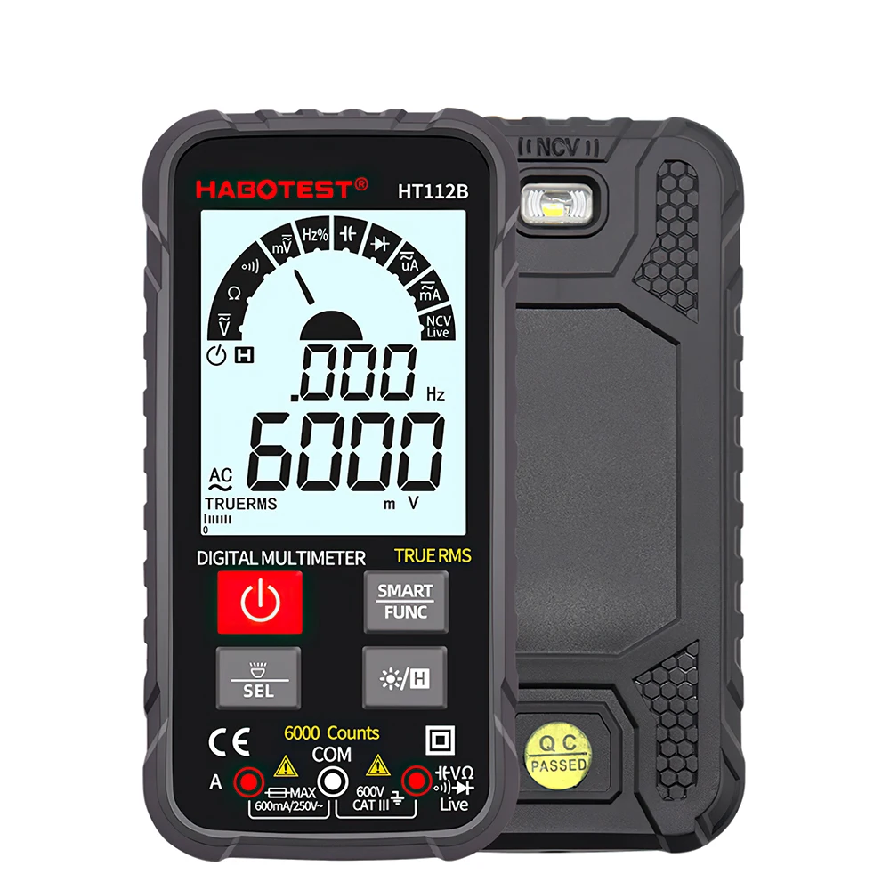 WAKYME 600V Smart Intelligent Phone Digital Multimeter Advance Multimetro Tester with Auto Range 6000 Counts
WAKYME 600V Smart Intelligent Phone Digital Multimeter Advance Multimetro Tester with Auto Range 6000 Counts