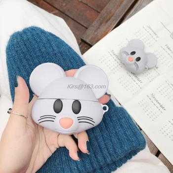 Cute Mouse Style Protective Case Durable Silicone Cover Shell Protector for Airpods Pro Wireless Bluetooth Headset
Cute Mouse Style Protective Case Durable Silicone Cover Shell Protector for Airpods Pro Wireless Bluetooth Headset