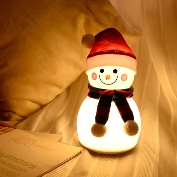 Snowman USB Night Light Christmas New Year Cartoon Silicone LED Music Mode 7 Color Changing Lamp HYD88
Snowman USB Night Light Christmas New Year Cartoon Silicone LED Music Mode 7 Color Changing Lamp HYD88