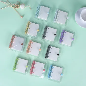 Coloffice Inner Page Color Metal Clips Notebook Case3 Holes Transparent PVC Loose-leaf Notebook Shell Stationery 9x8cm 1PC
Coloffice Inner Page Color Metal Clips Notebook Case3 Holes Transparent PVC Loose-leaf Notebook Shell Stationery 9x8cm 1PC