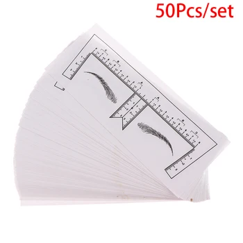 50pcs Semi-permanent Positioning Microblading Eyebrow Scale Measuring Ruler Tool
50pcs Semi-permanent Positioning Microblading Eyebrow Scale Measuring Ruler Tool