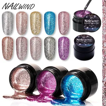 NAILWIND UV Nail Gel Painting Glitter Platinum Dazzling Gel Nail Varnish Hybrid Semi Permanent Base Top Manicure Set
NAILWIND UV Nail Gel Painting Glitter Platinum Dazzling Gel Nail Varnish Hybrid Semi Permanent Base Top Manicure Set