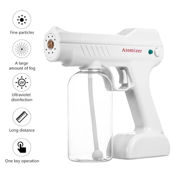 Electric Sprayer Portable Fogger Machine Steam Gun Spray Machine with Blue Light 800ml Capacity Ultra Fine Atomizing Sprayer
Electric Sprayer Portable Fogger Machine Steam Gun Spray Machine with Blue Light 800ml Capacity Ultra Fine Atomizing Sprayer