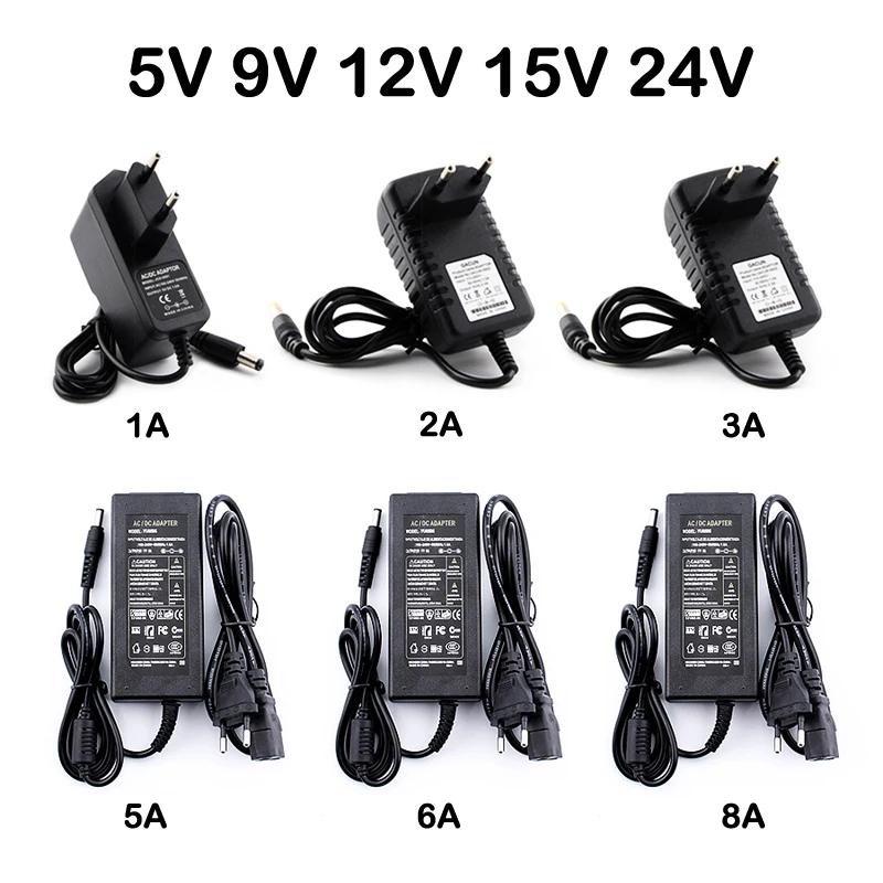 LED Power Supply adapter,1A 2A 3A 4A 5A 6A 8A 10A ,AC to DC Adapter 5V 9V 12V 15V 24V Led Transformer 220V Converter smps
LED Power Supply adapter,1A 2A 3A 4A 5A 6A 8A 10A ,AC to DC Adapter 5V 9V 12V 15V 24V Led Transformer 220V Converter smps