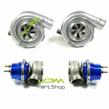 Two T4 Oil Turbos Com AR80 AR96 3" V-Band +60mm Wastegate 24PSI For Firebird LS1 LS2 LS7 LS9 
Two T4 Oil Turbos Com AR80 AR96 3" V-Band +60mm Wastegate 24PSI For Firebird LS1 LS2 LS7 LS9