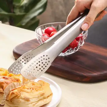 Stainless Steel Food BBQ Grill Cooking Steak Tongs Locking Clip Kitchen Cookware Stainless Steel Food Clip 
Stainless Steel Food BBQ Grill Cooking Steak Tongs Locking Clip Kitchen Cookware Stainless Steel Food Clip