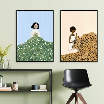 Knit garden Girl Posters Prints Canvas Painting Abstract Sewing Sunflower Wall Art Pictures for Bedroom Living Room Gift Decor
Knit garden Girl Posters Prints Canvas Painting Abstract Sewing Sunflower Wall Art Pictures for Bedroom Living Room Gift Decor