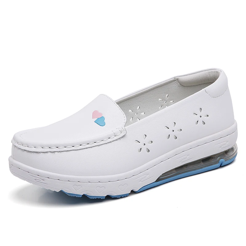 New Fashion Women Soft Leather Walking Loving white Nurse Shoes with Low Heels Slip On Winter Flat Shoes Women Soft Nurse Shoes
New Fashion Women Soft Leather Walking Loving white Nurse Shoes with Low Heels Slip On Winter Flat Shoes Women Soft Nurse Shoes