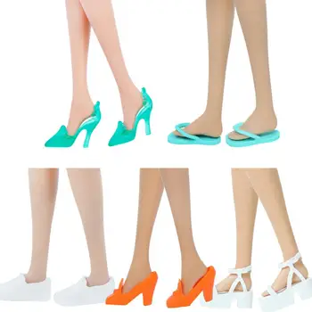 5 Pcs/Lot High Quality Mix Style Doll Shoes Daily Wear High Heels Flat Shoes for Barbie Doll Accessories House Baby Girl Toy
5 Pcs/Lot High Quality Mix Style Doll Shoes Daily Wear High Heels Flat Shoes for Barbie Doll Accessories House Baby Girl Toy