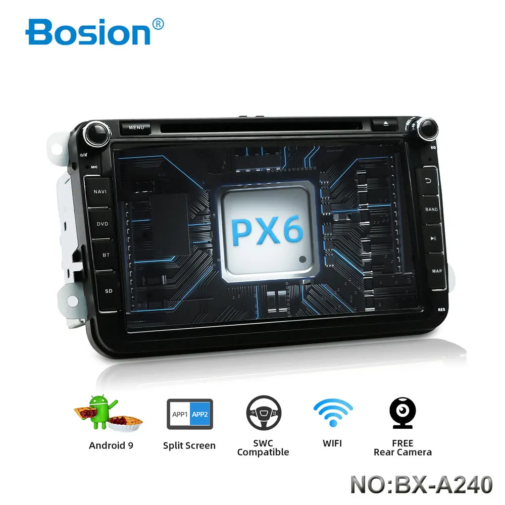 Android 9 Car DVD player GPS Navigation Car Radio For Volkswag/Golf/Tiguan/Skoda/Seat/Altea/Skoda Wifi Bluetooth Rear Camera PX6
Android 9 Car DVD player GPS Navigation Car Radio For Volkswag/Golf/Tiguan/Skoda/Seat/Altea/Skoda Wifi Bluetooth Rear Camera PX6