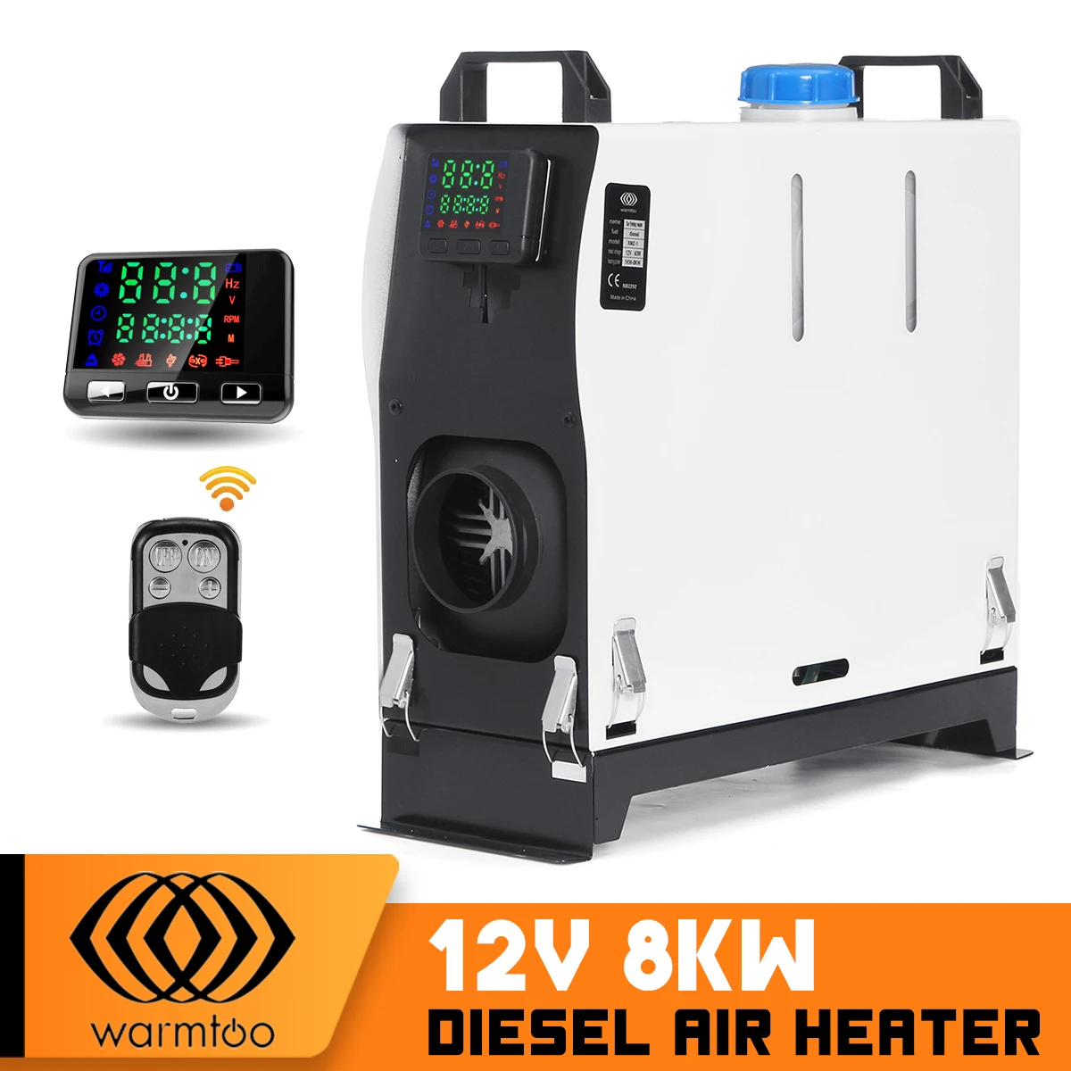 All in one Diesel Air Heater 12V 8KW Car Air Conditioner Digital LCD Monitor Remote Control Car Heater Defrost Diesel Air Heater
All in one Diesel Air Heater 12V 8KW Car Air Conditioner Digital LCD Monitor Remote Control Car Heater Defrost Diesel Air Heater