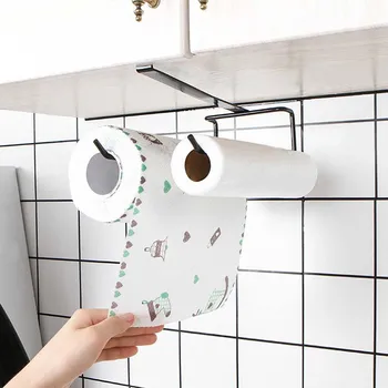 Kitchen Self-adhesive Accessories Under Cabinet Paper Roll Rack Towel Holder Tissue Hanger Storage Rack For Bathroom Toilet 04
Kitchen Self-adhesive Accessories Under Cabinet Paper Roll Rack Towel Holder Tissue Hanger Storage Rack For Bathroom Toilet 04