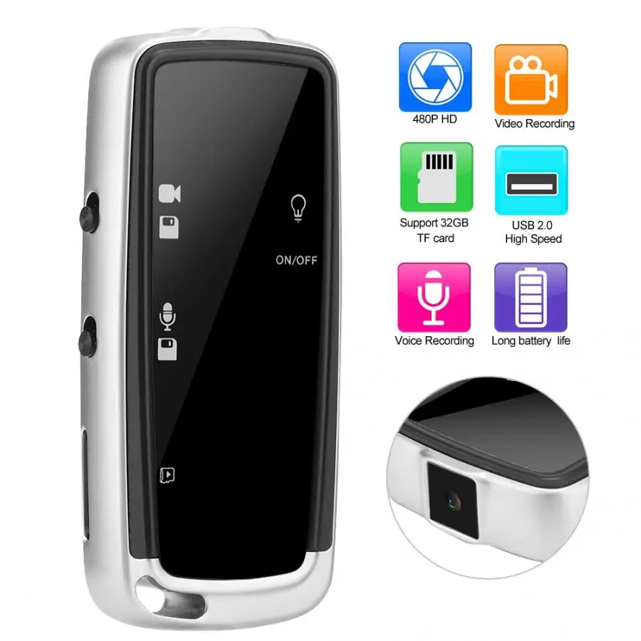 480P DVR Digital Video Audio Recorder 32GB Sound Voice Recording Device for Lecture/Meeting
480P DVR Digital Video Audio Recorder 32GB Sound Voice Recording Device for Lecture/Meeting
